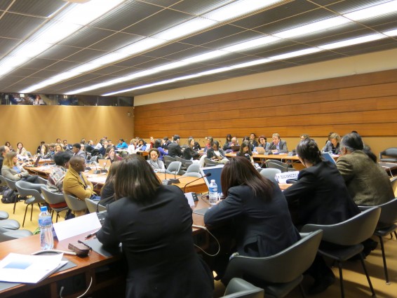 The panel at the session on the UN Forum on Business and Human Rights